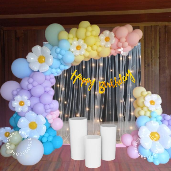 King Balloon Flower Light Decoration